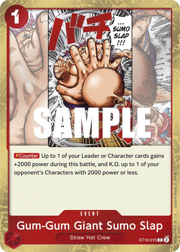 Gum-Gum Giant Sumo Slap [Ultra Deck - The Three Captains] | Cards and Coasters CA