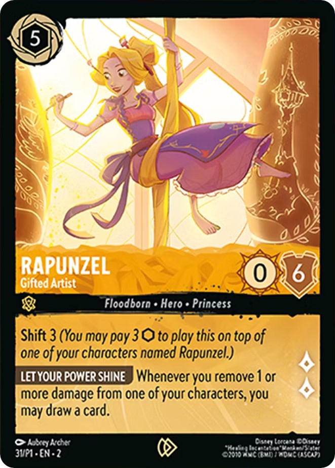 Rapunzel - Gifted Artist (31) [Promo Cards] | Cards and Coasters CA