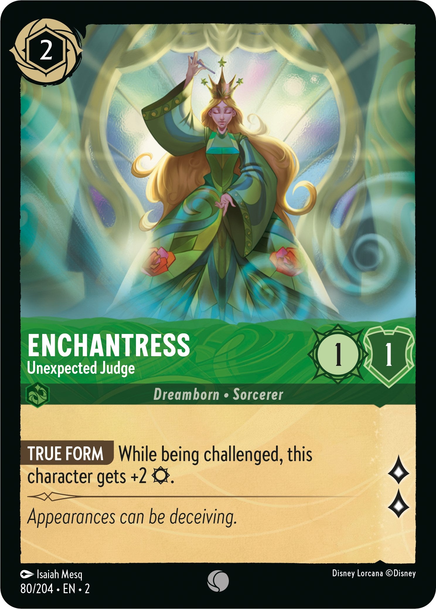 Enchantress - Unexpected Judge (80/204) [Rise of the Floodborn] | Cards and Coasters CA