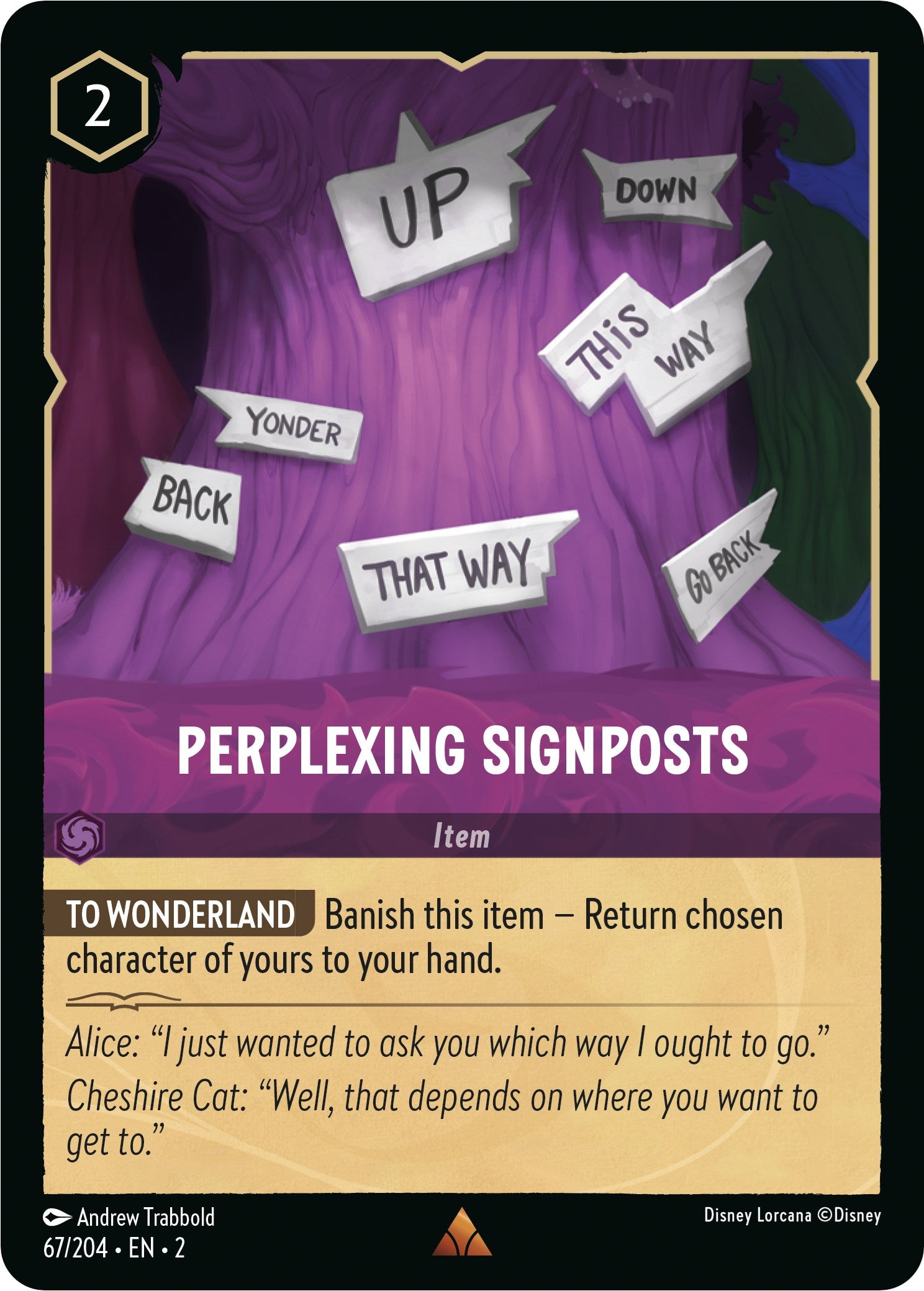 Perplexing Signposts (67/204) [Rise of the Floodborn] | Cards and Coasters CA