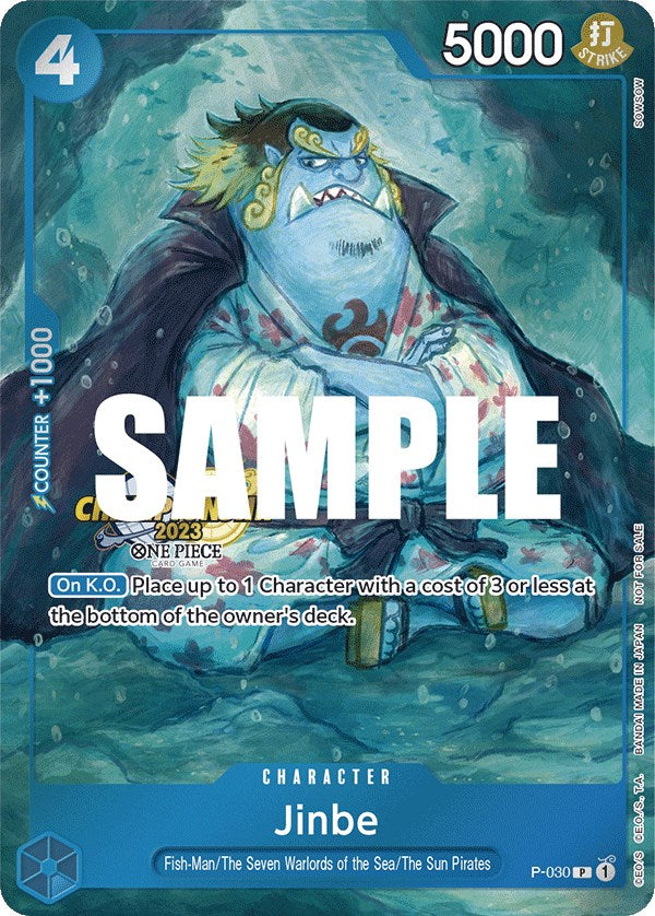 Jinbe (CS 2023 Event Pack) [One Piece Promotion Cards] | Cards and Coasters CA