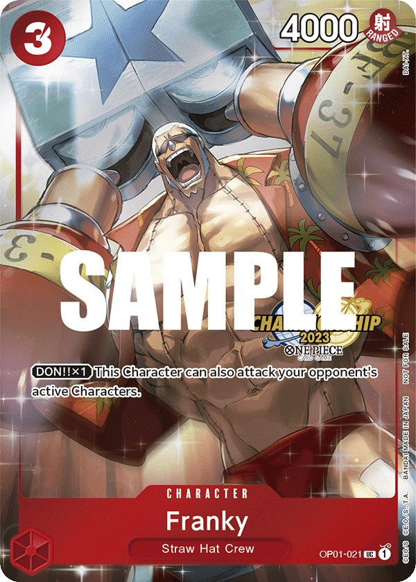 Franky (CS 2023 Celebration Pack) [One Piece Promotion Cards] | Cards and Coasters CA