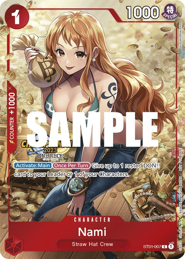 Nami (CS 2023 Celebration Pack) [One Piece Promotion Cards] | Cards and Coasters CA