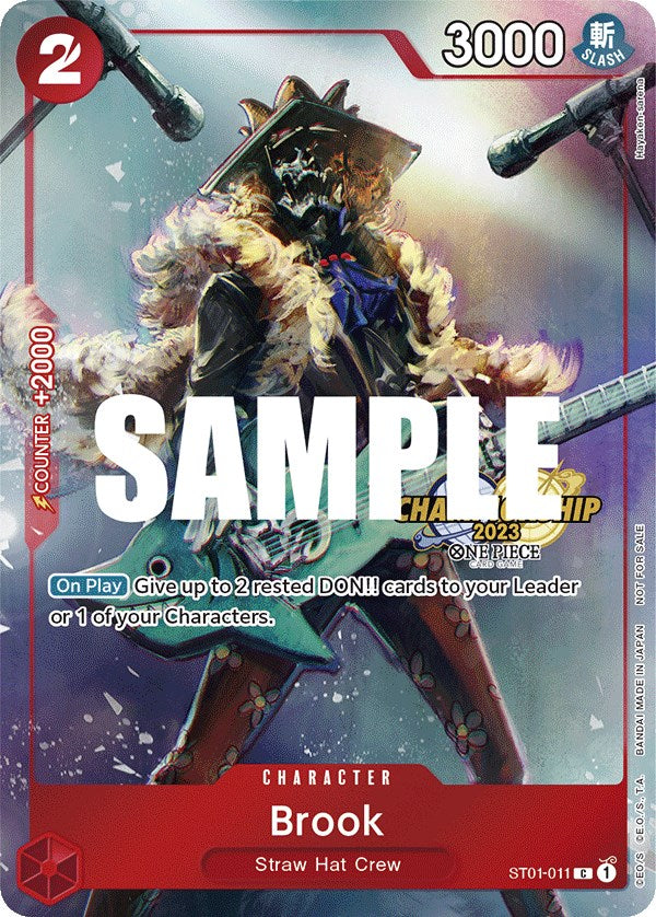 Brook (CS 2023 Celebration Pack) [One Piece Promotion Cards] | Cards and Coasters CA