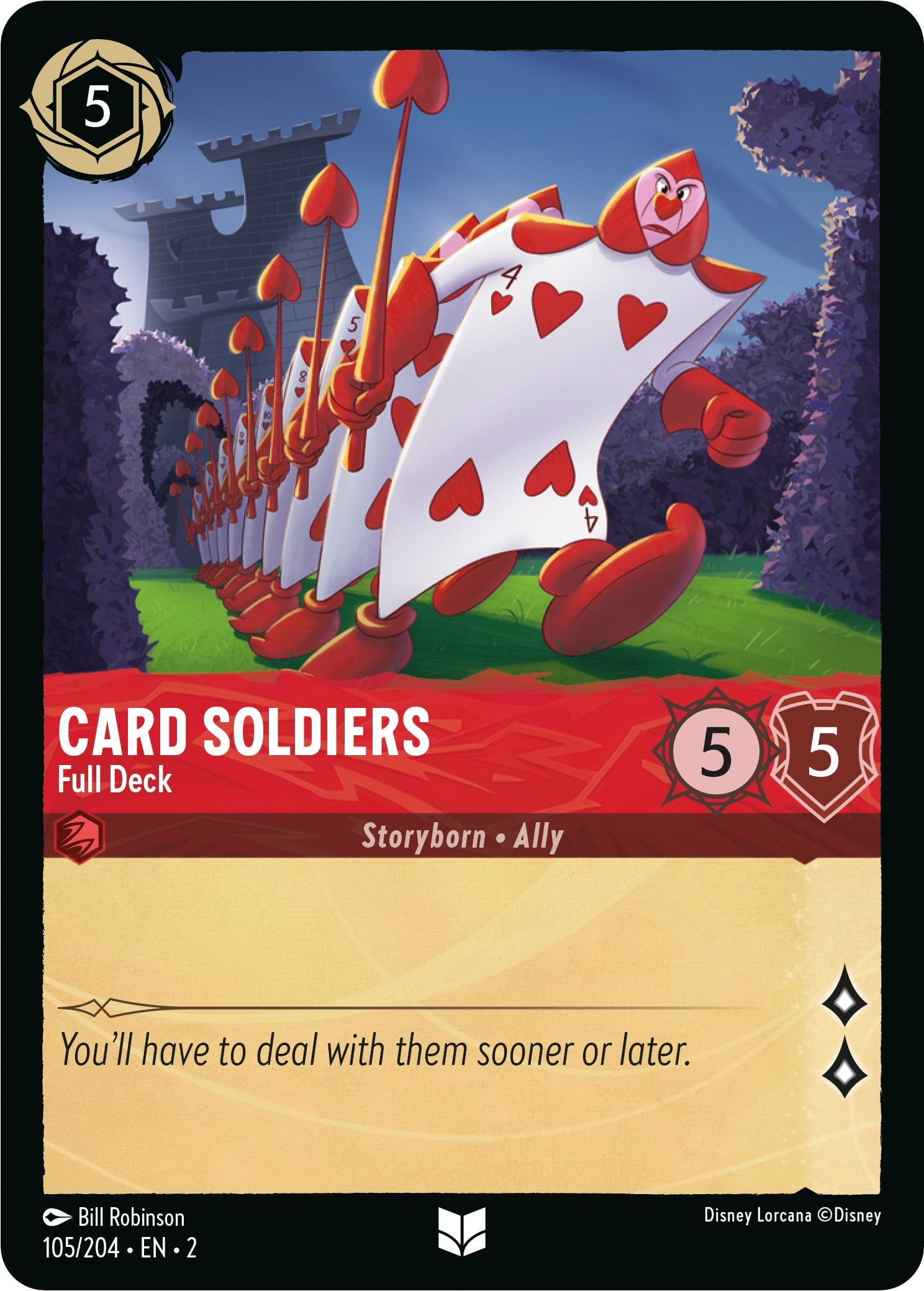 Card Soldiers - Full Deck (105/204) [Rise of the Floodborn] | Cards and Coasters CA