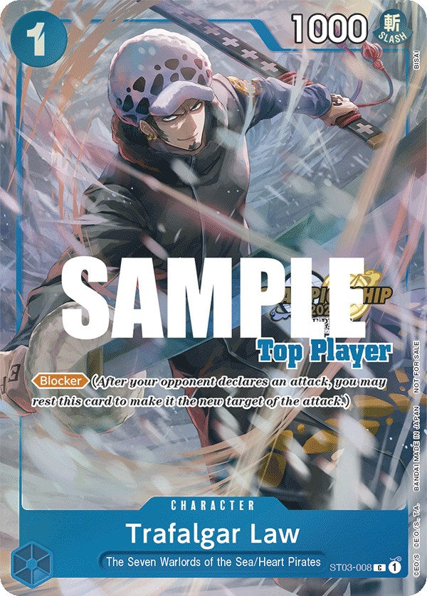 Trafalgar Law (CS 2023 Top Players Pack) [One Piece Promotion Cards] | Cards and Coasters CA