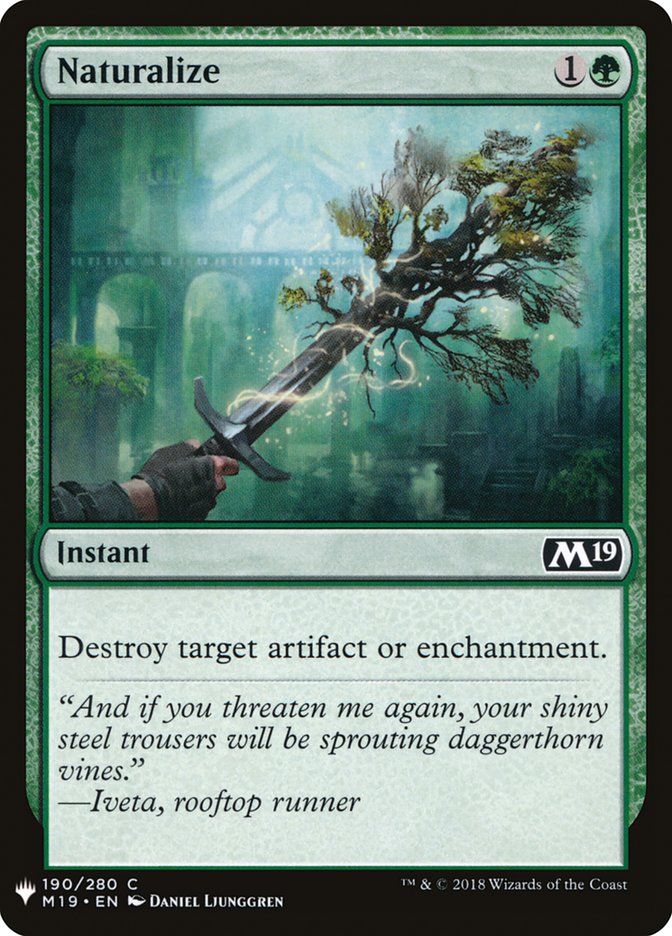 Naturalize [Mystery Booster] | Cards and Coasters CA