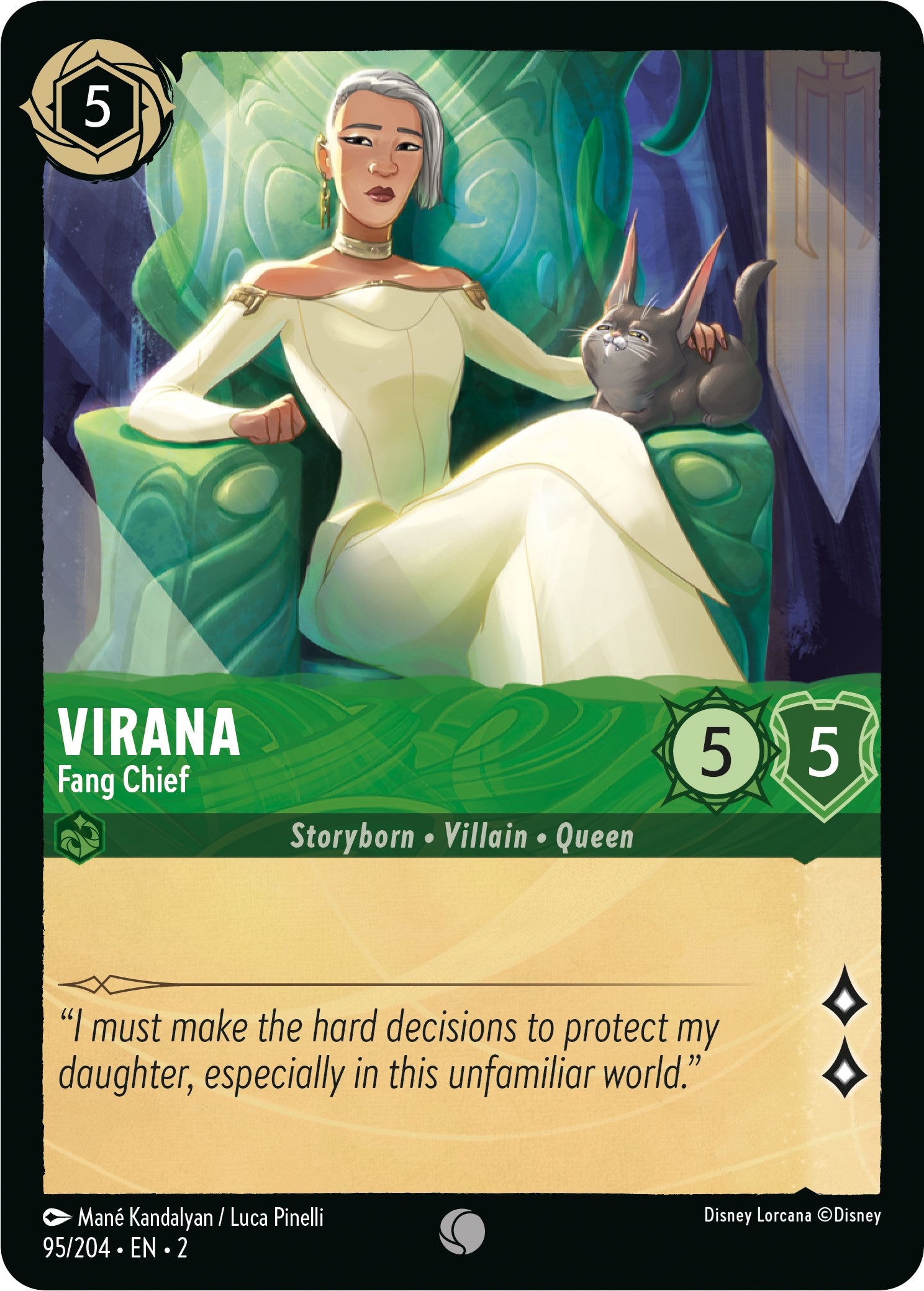 Virana - Fang Chief (95/204) [Rise of the Floodborn] | Cards and Coasters CA