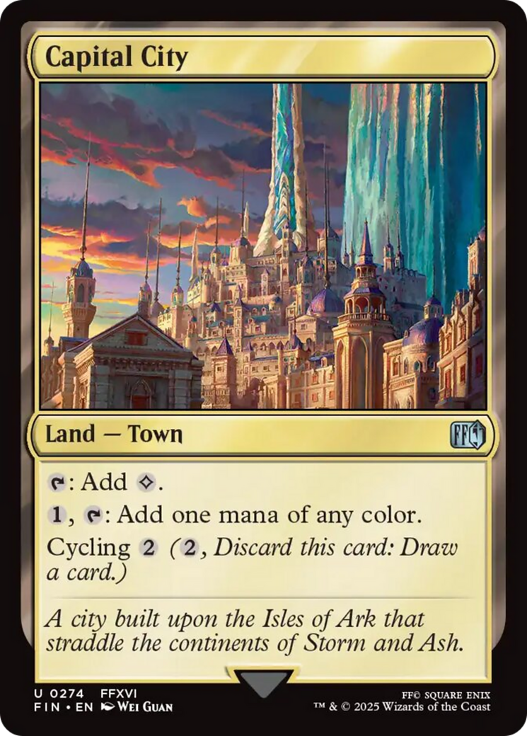 Capital City [FINAL FANTASY] | Cards and Coasters CA