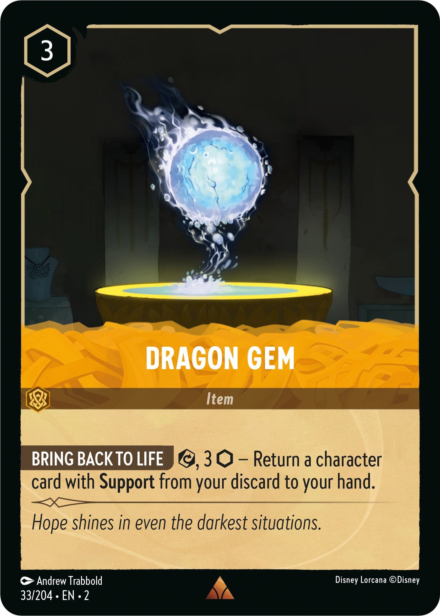 Dragon Gem (33/204) [Rise of the Floodborn] | Cards and Coasters CA