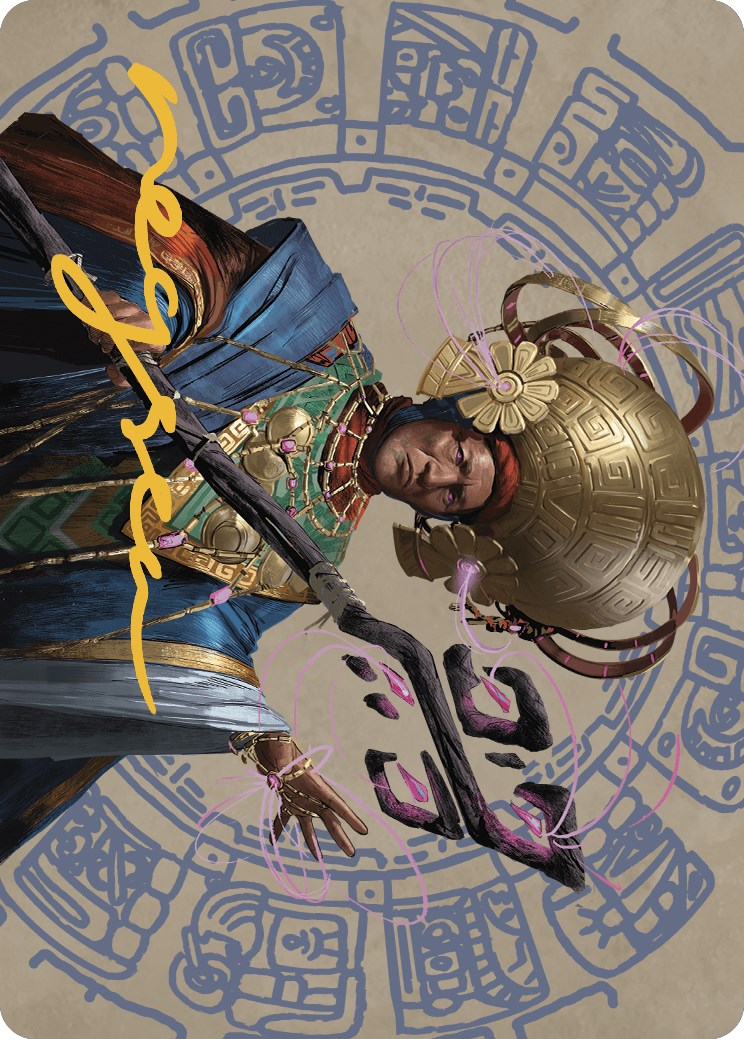 Akal Pakal, First Among Equals Art Card (46/81) (Gold-Stamped Signature) [The Lost Caverns of Ixalan Art Series] | Cards and Coasters CA