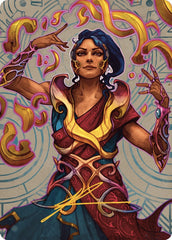 Saheeli, the Sun's Brilliance Art Card (Gold-Stamped Signature) [The Lost Caverns of Ixalan Art Series] | Cards and Coasters CA