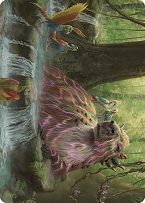 Basking Capybara Art Card [The Lost Caverns of Ixalan Art Series] | Cards and Coasters CA