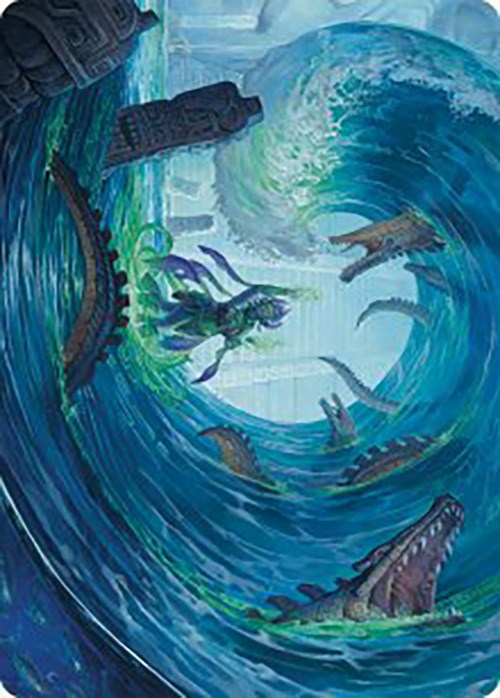 Wave Goodbye Art Card [The Lost Caverns of Ixalan Art Series] | Cards and Coasters CA