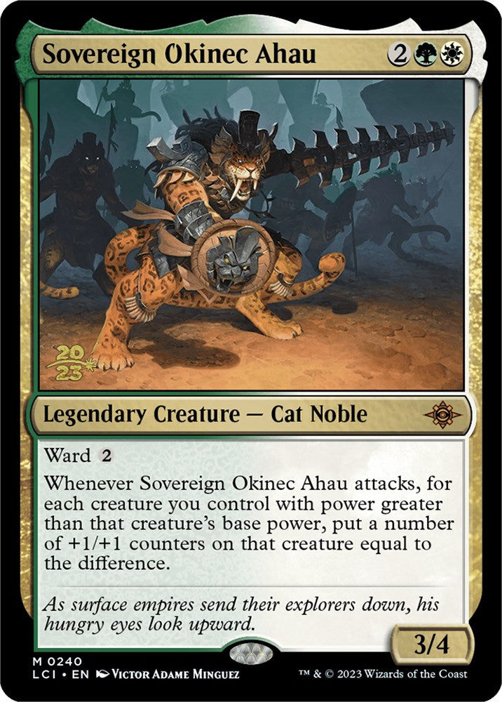 Sovereign Okinec Ahau [The Lost Caverns of Ixalan Prerelease Cards] | Cards and Coasters CA