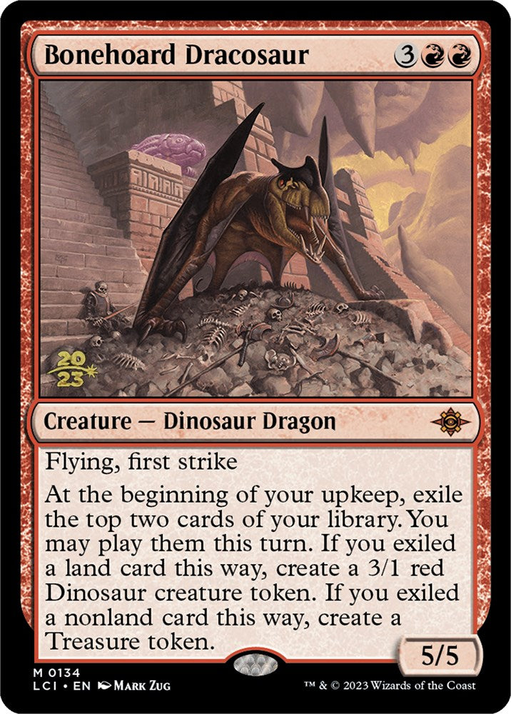 Bonehoard Dracosaur [The Lost Caverns of Ixalan Prerelease Cards] | Cards and Coasters CA