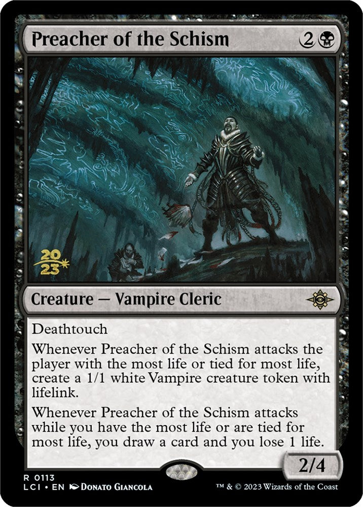 Preacher of the Schism [The Lost Caverns of Ixalan Prerelease Cards] | Cards and Coasters CA