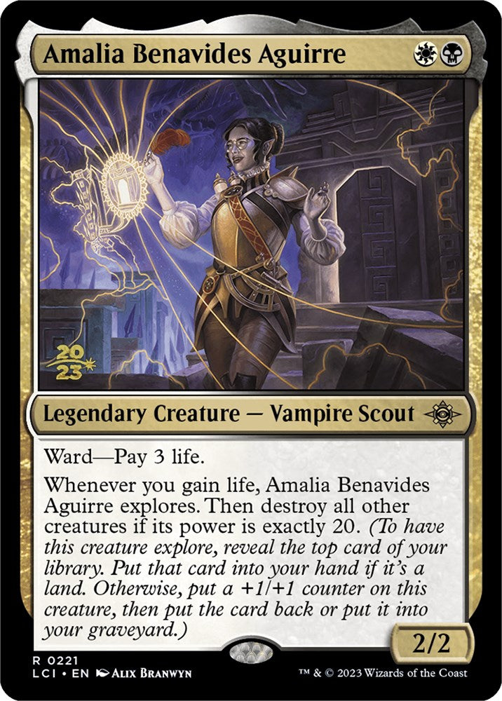 Amalia Benavides Aguirre [The Lost Caverns of Ixalan Prerelease Cards] | Cards and Coasters CA