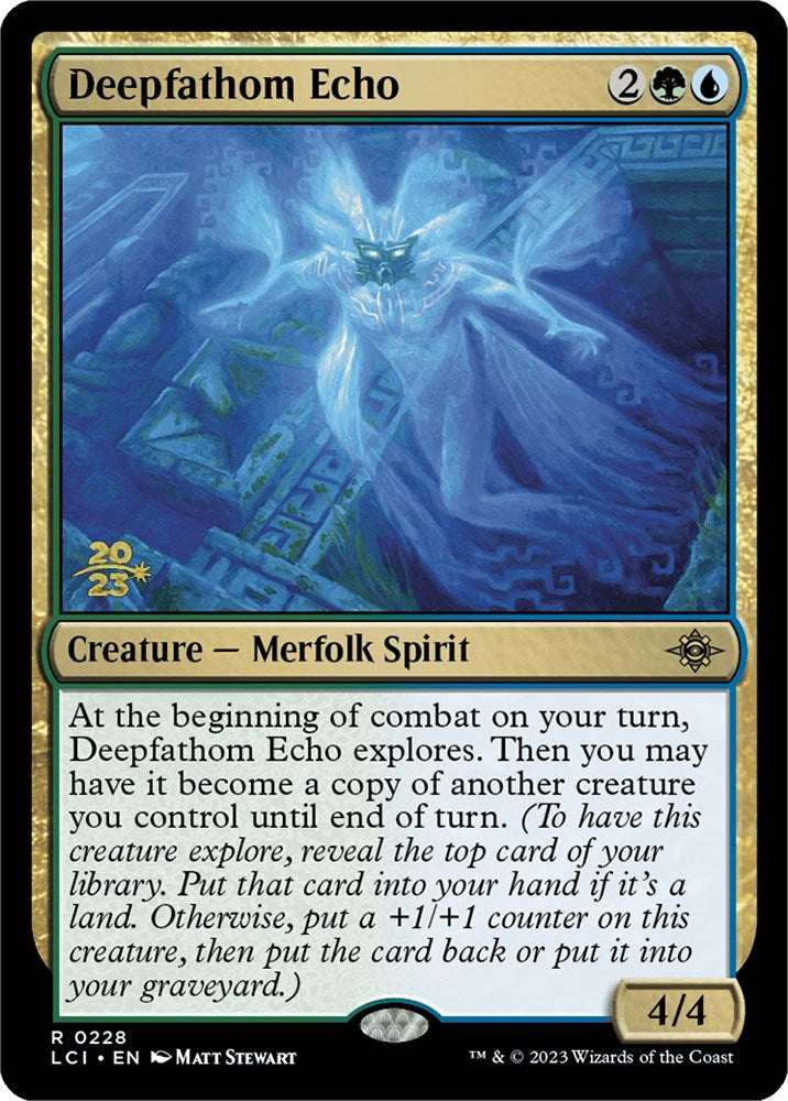 Deepfathom Echo [The Lost Caverns of Ixalan Prerelease Cards] | Cards and Coasters CA