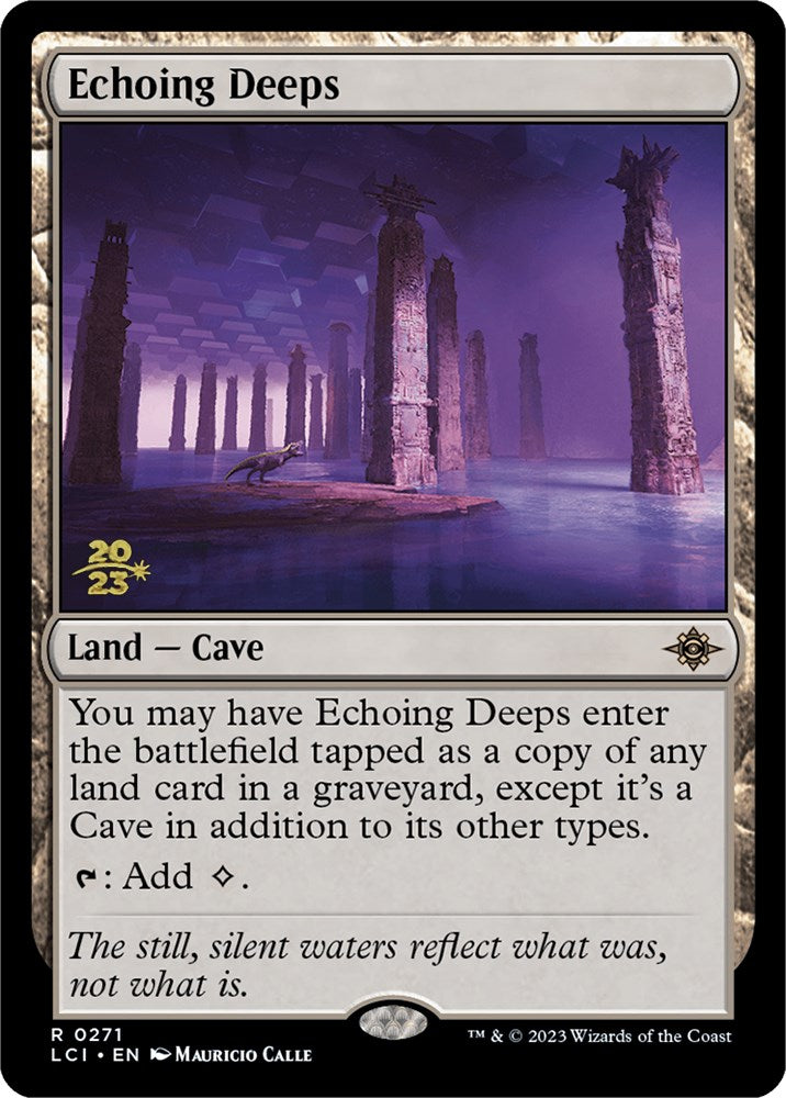 Echoing Deeps [The Lost Caverns of Ixalan Prerelease Cards] | Cards and Coasters CA