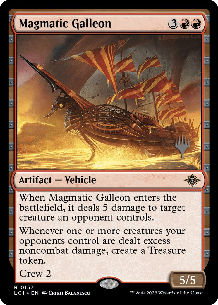 Magmatic Galleon (Promo Pack) [The Lost Caverns of Ixalan Promos] | Cards and Coasters CA