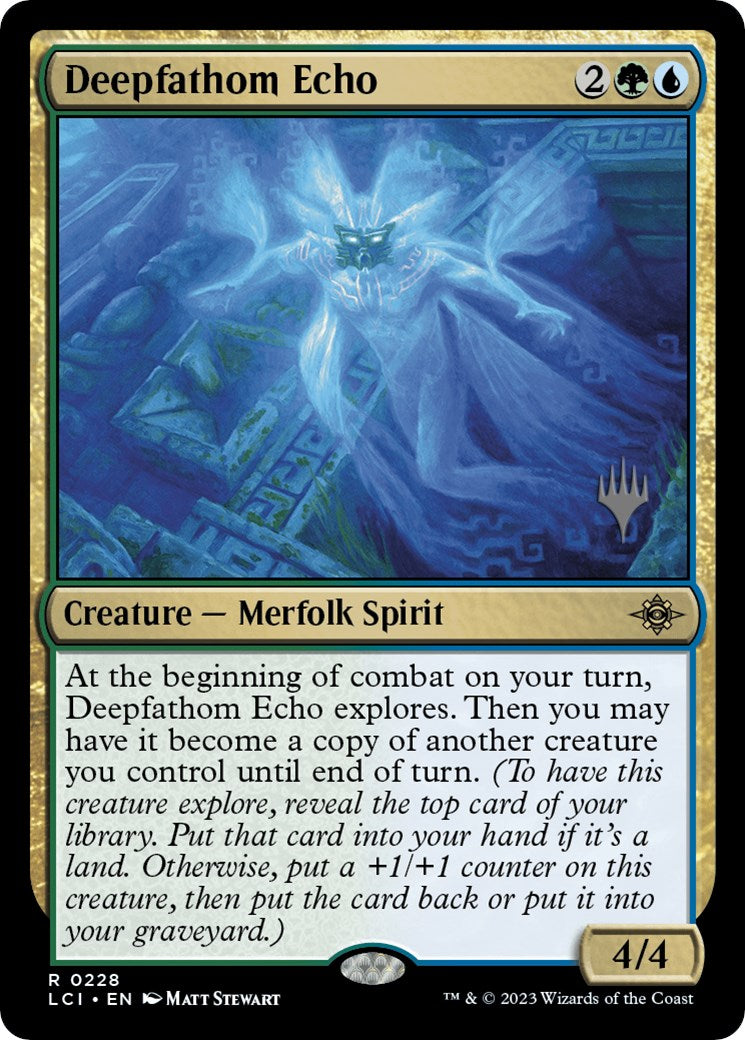 Deepfathom Echo (Promo Pack) [The Lost Caverns of Ixalan Promos] | Cards and Coasters CA