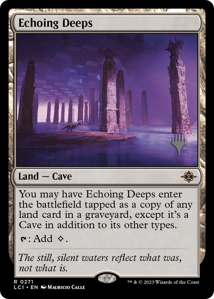 Echoing Deeps (Promo Pack) [The Lost Caverns of Ixalan Promos] | Cards and Coasters CA