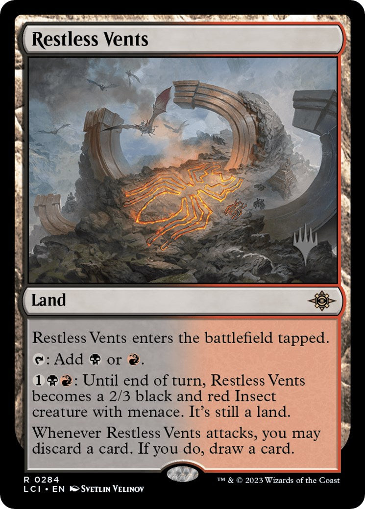 Restless Vents (Promo Pack) [The Lost Caverns of Ixalan Promos] | Cards and Coasters CA