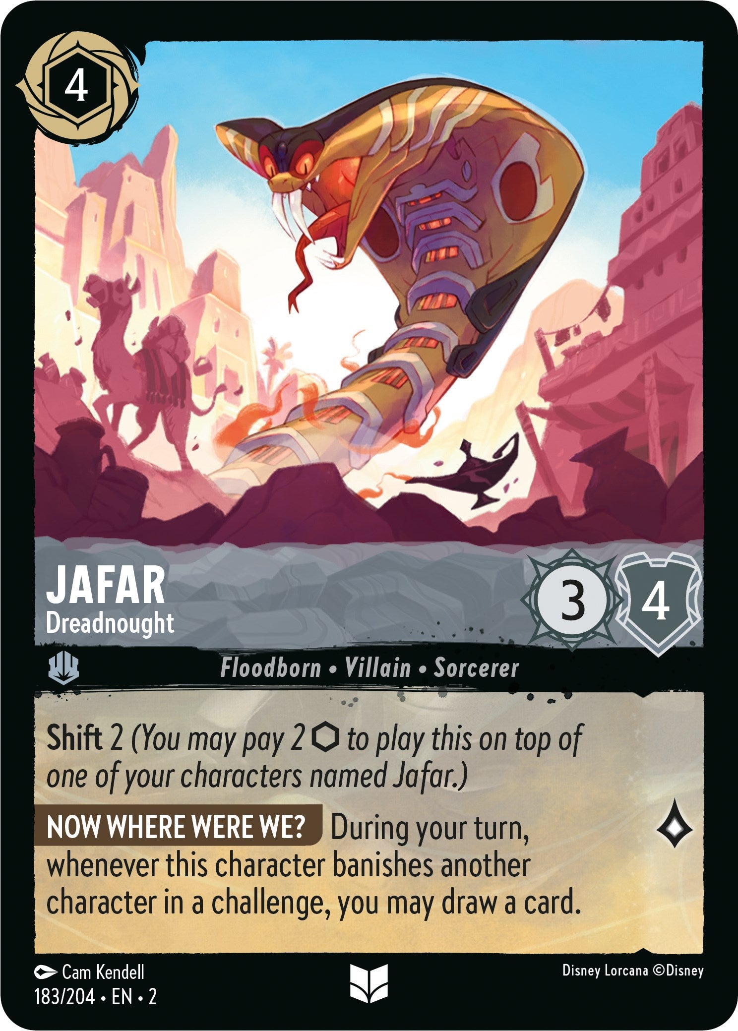 Jafar - Dreadnought (183/204) [Rise of the Floodborn] | Cards and Coasters CA