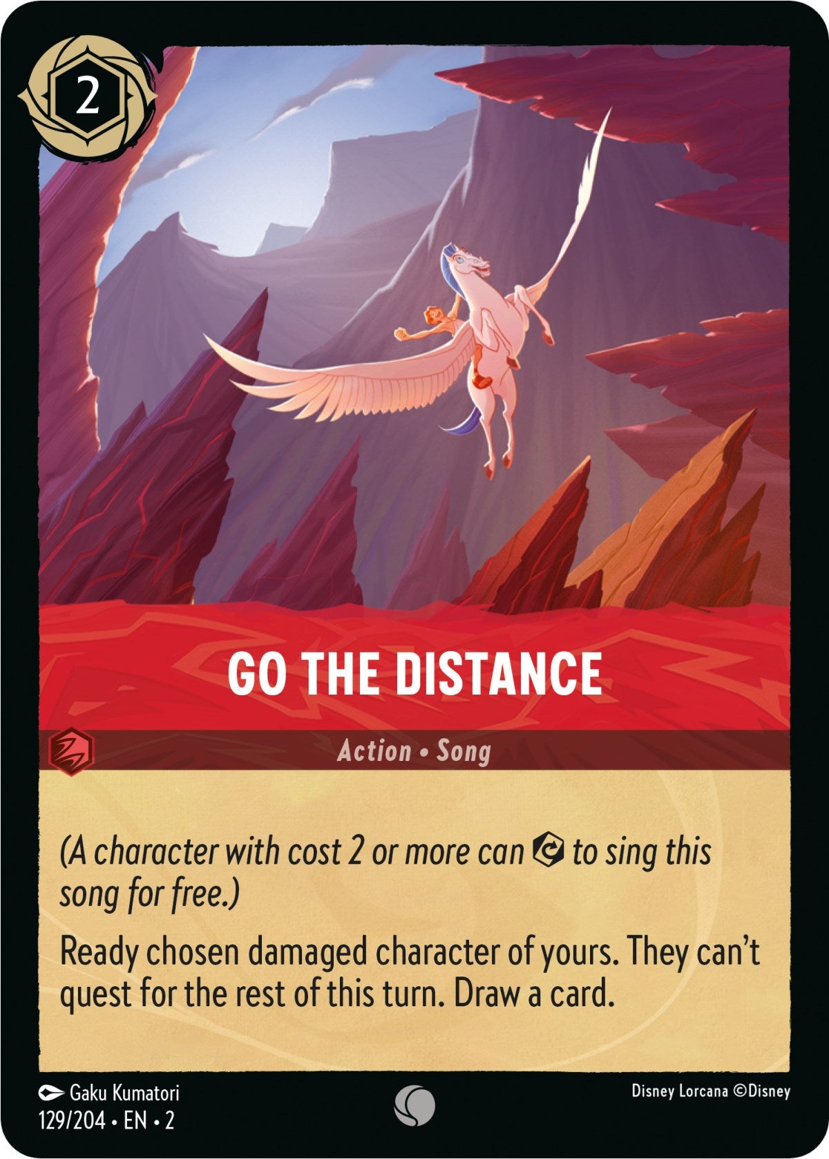 Go the Distance (129/204) [Rise of the Floodborn] | Cards and Coasters CA