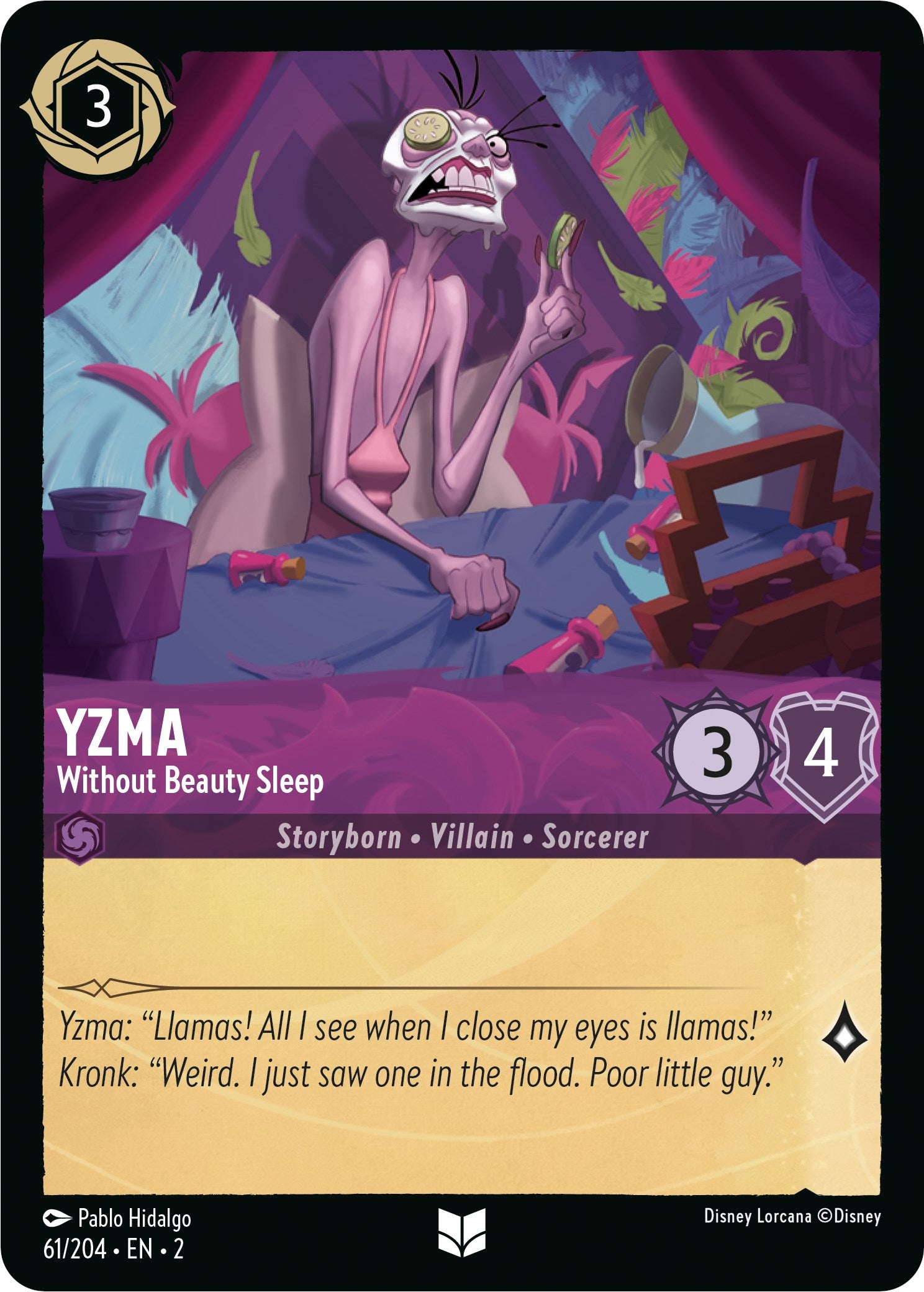 Yzma - Without Beauty Sleep (61/204) [Rise of the Floodborn] | Cards and Coasters CA