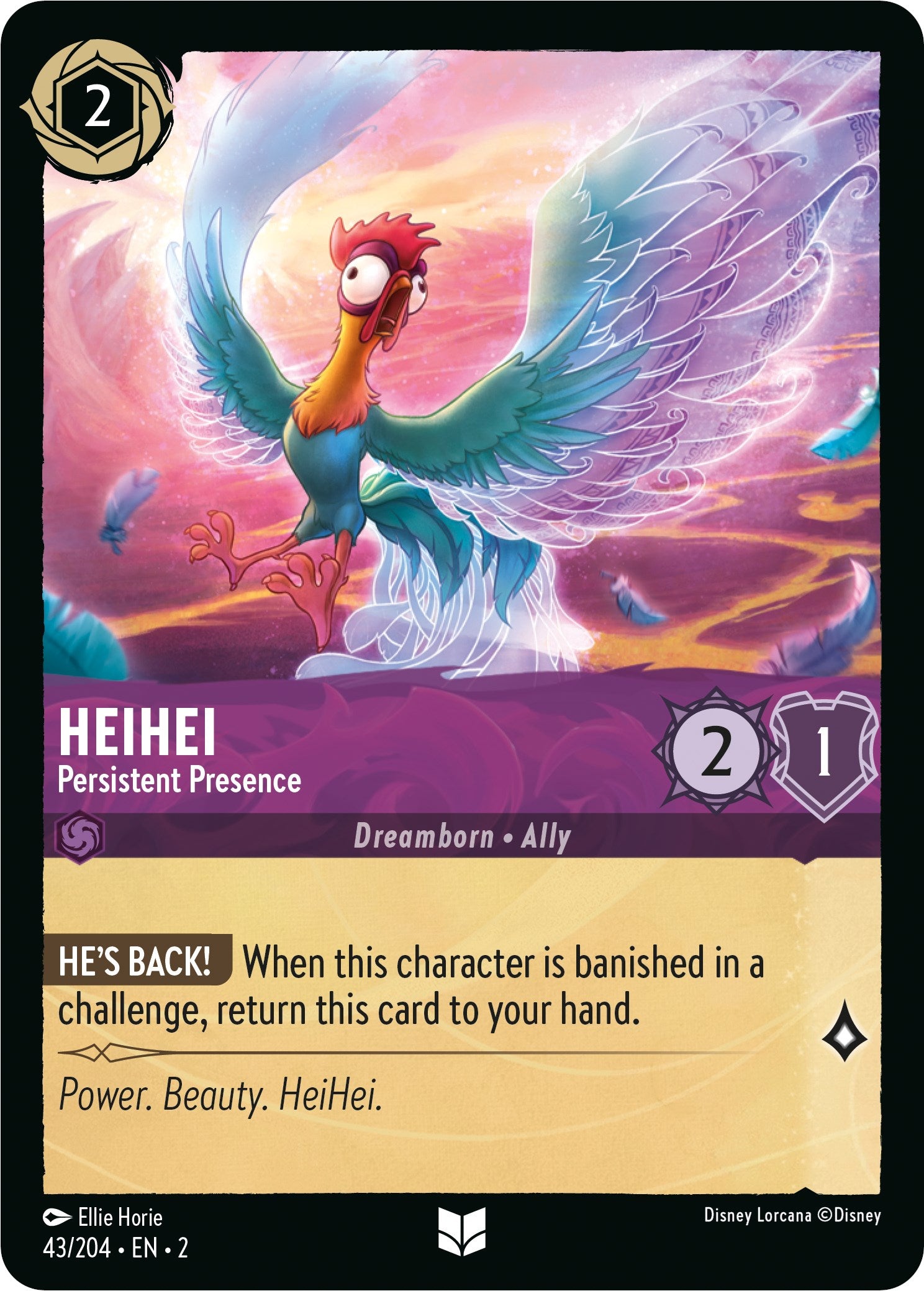 HeiHei - Persistent Presence (43/204) [Rise of the Floodborn] | Cards and Coasters CA