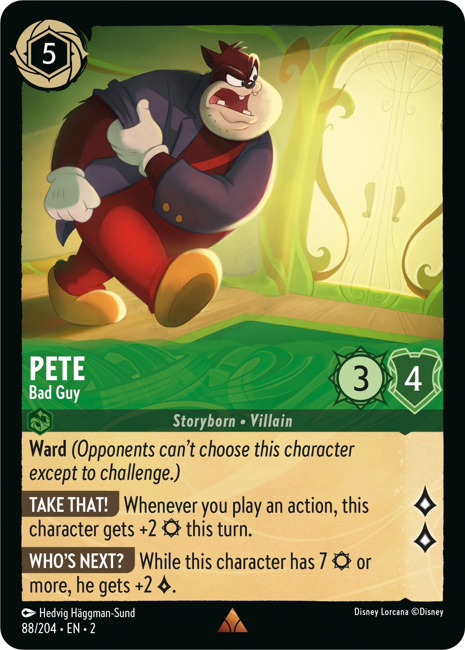 Pete - Bad Guy (88/204) [Rise of the Floodborn] | Cards and Coasters CA