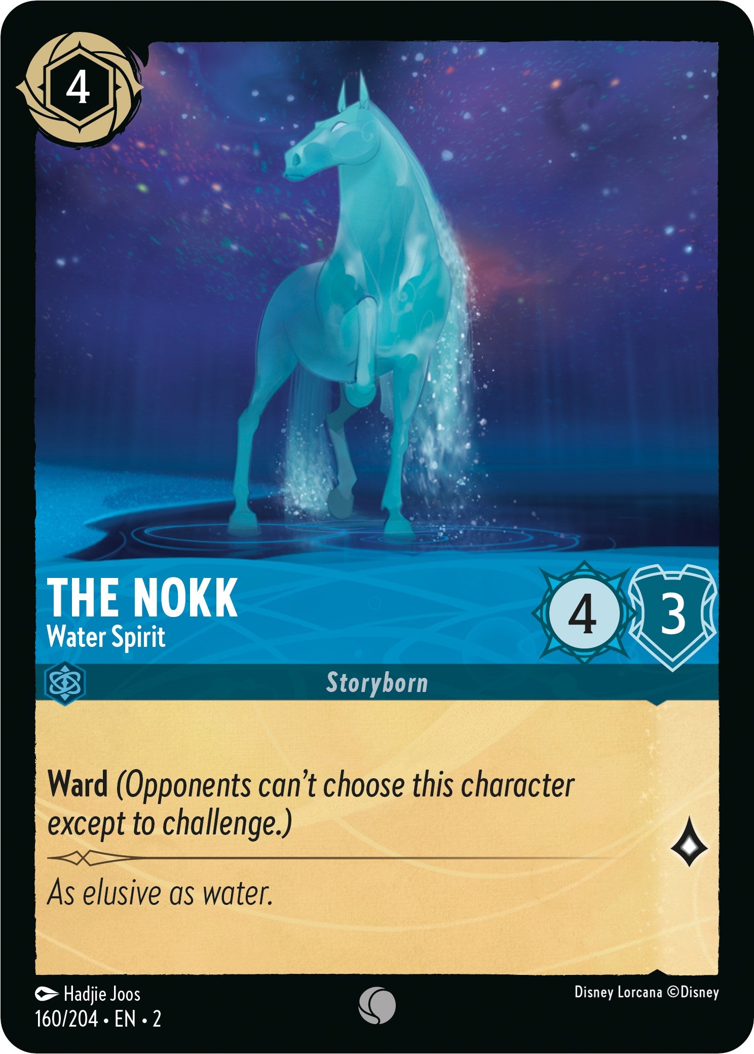 The Nokk - Water Spirit (160/204) [Rise of the Floodborn] | Cards and Coasters CA