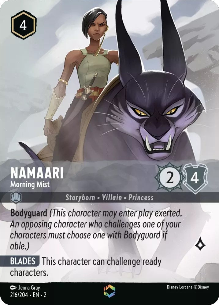 Namaari - Morning Mist (Enchanted) (216/204) [Rise of the Floodborn] | Cards and Coasters CA