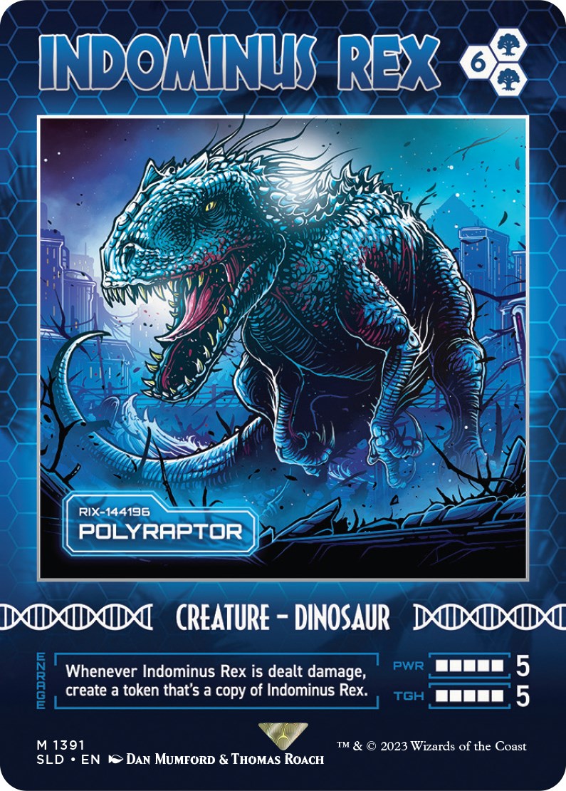 Indominus Rex - Polyraptor [Secret Lair Drop Series] | Cards and Coasters CA