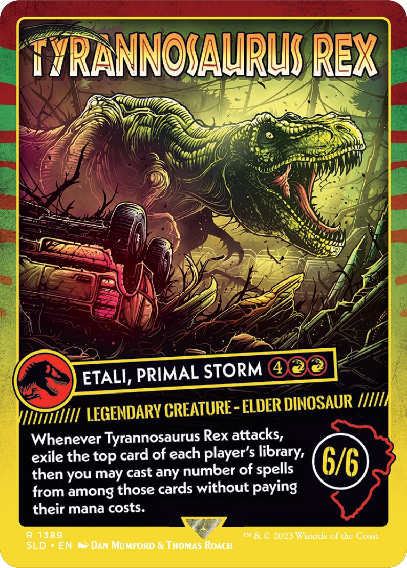 Tyrannosaurus Rex - Etali, Primal Storm [Secret Lair Drop Series] | Cards and Coasters CA