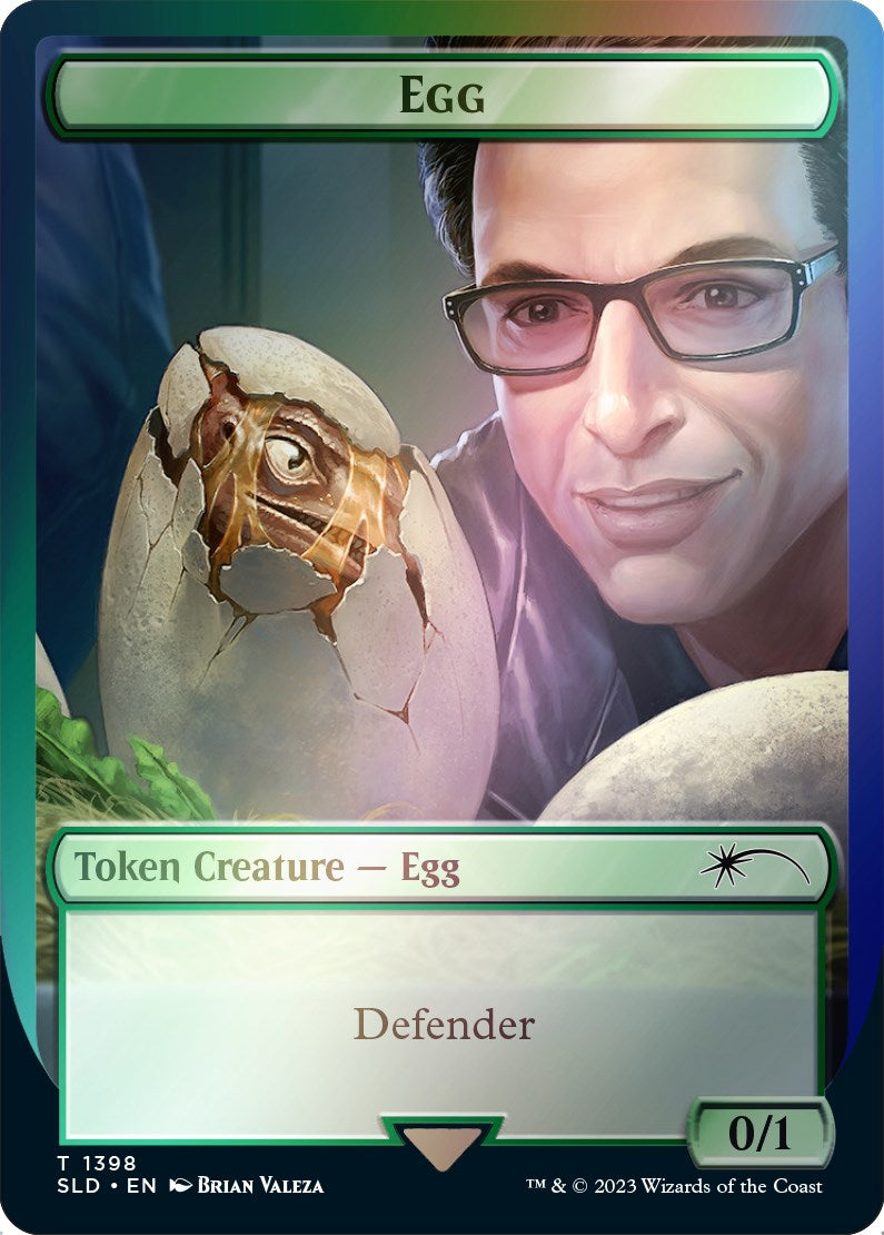 Egg Token (Rainbow Foil) [Secret Lair Drop Series] | Cards and Coasters CA