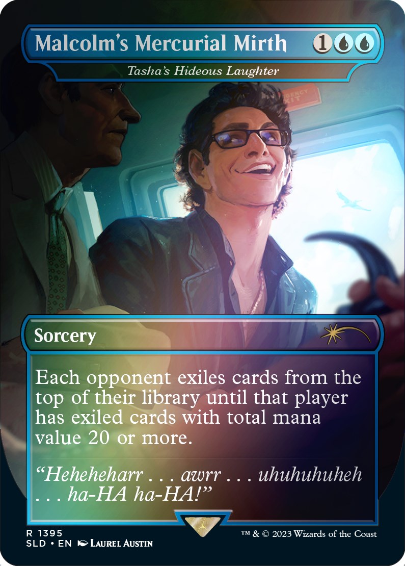 Malcolm's Mercurial Mirth - Tasha's Hideous Laughter (Rainbow Foil) [Secret Lair Drop Series] | Cards and Coasters CA