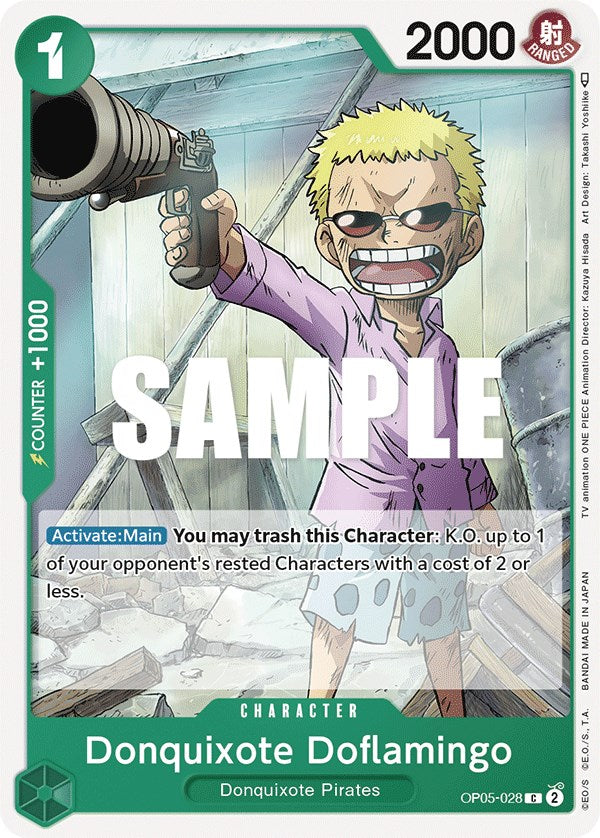 Donquixote Doflamingo [Awakening of the New Era] | Cards and Coasters CA