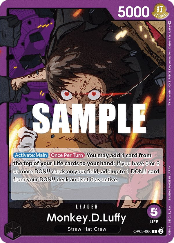 Monkey.D.Luffy [Awakening of the New Era] | Cards and Coasters CA