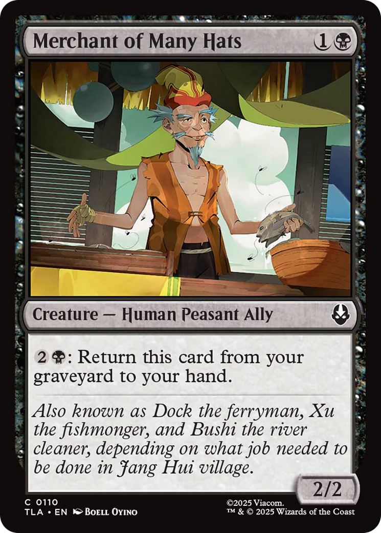 Merchant of Many Hats [Avatar: The Last Airbender] | Cards and Coasters CA