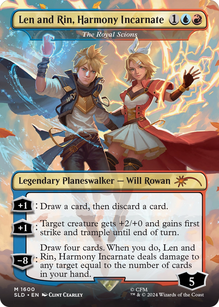 Len and Rin, Harmony Incarnate - The Royal Scions [Secret Lair Drop Series] | Cards and Coasters CA