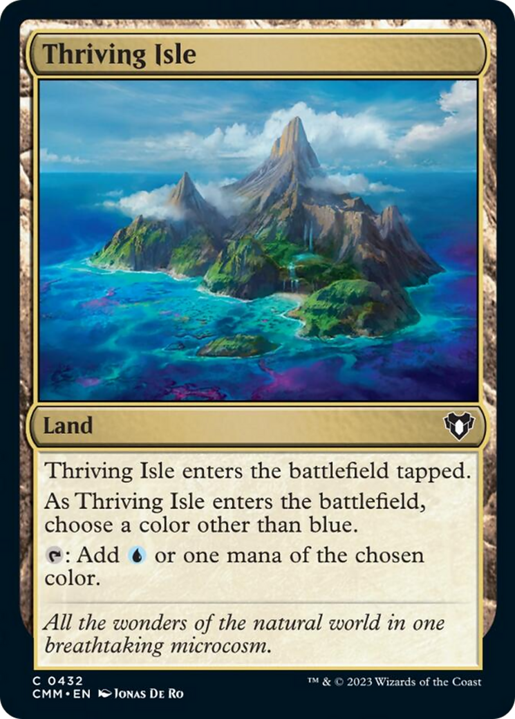 Thriving Isle [Commander Masters] | Cards and Coasters CA