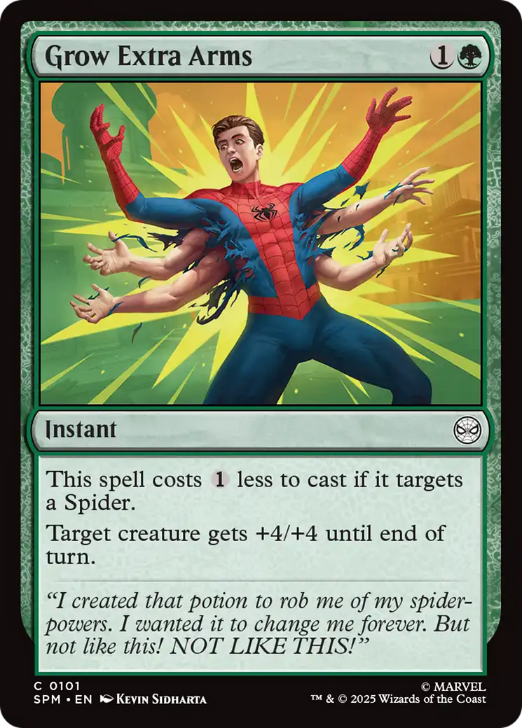 Grow Extra Arms [Marvel's Spider-Man] | Cards and Coasters CA