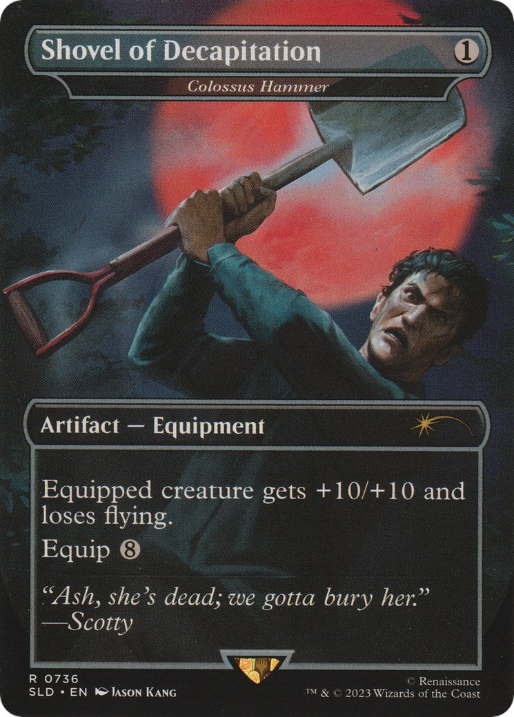 Shovel of Decapitation - Colossus Hammer [Secret Lair Drop Series] | Cards and Coasters CA