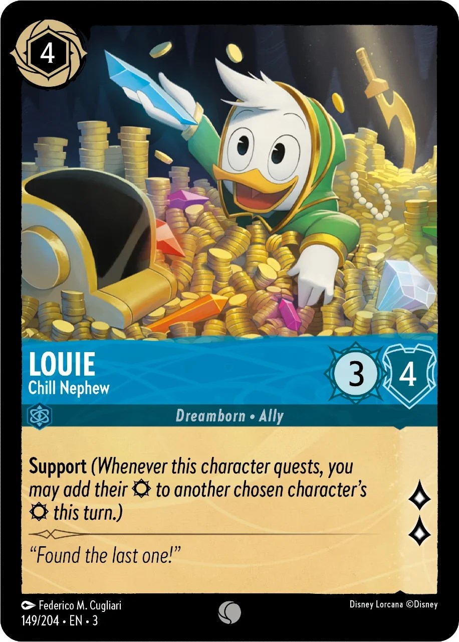 Louie - Chill Nephew (149/204) [Into the Inklands] | Cards and Coasters CA