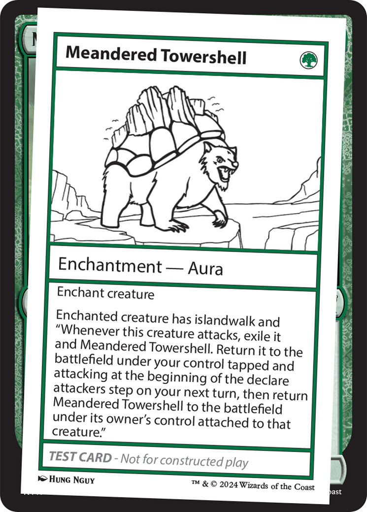 Meandered Towershell [Mystery Booster 2 Playtest Cards] | Cards and Coasters CA