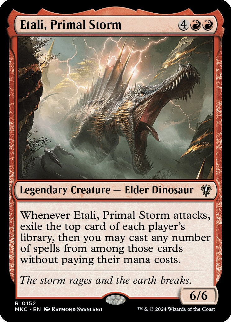 Etali, Primal Storm [Murders at Karlov Manor Commander] | Cards and Coasters CA