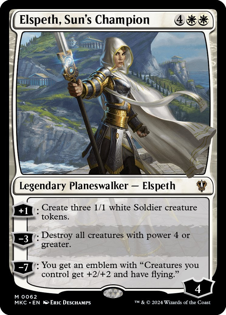 Elspeth, Sun's Champion [Murders at Karlov Manor Commander] | Cards and Coasters CA